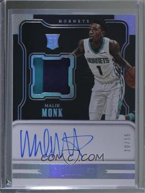 2017-18 Panini Dominion - [Base] - Silver #150 - Rookie Jersey Autographs - Malik Monk /15