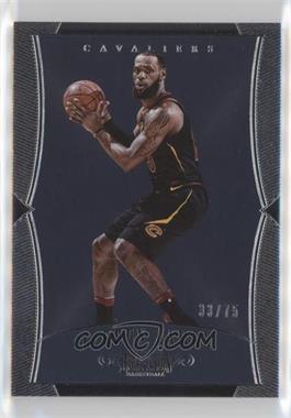 2017-18 Panini Dominion - [Base] #58 - LeBron James /75