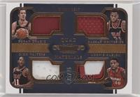 Goran Dragic, Hassan Whiteside, Udonis Haslem, Dion Waiters #/25