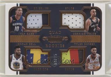 2017-18 Panini Dominion - Quad Rookies - Bronze #15 - Ivan Rabb, Derrick White, Jordan Bell, Tyler Dorsey /25