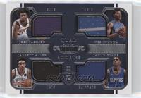 Josh Jackson, Wes Iwundu, Jarrett Allen, Jawun Evans #/99