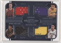 Lauri Markkanen, Lonzo Ball, John Collins, Kyle Kuzma #/99