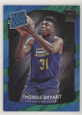 2017-18 Panini Donruss - [Base] - Green Flood #160 - Rated Rookies - Thomas Bryant