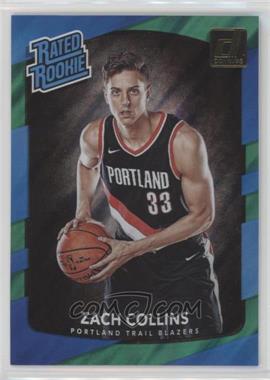 2017-18 Panini Donruss - [Base] - Green Flood #191 - Rated Rookies - Zach Collins