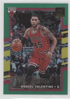 2017-18 Panini Donruss - [Base] - Holo Green and Yellow Laser #24 - Denzel Valentine