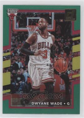 2017-18 Panini Donruss - [Base] - Holo Green and Yellow Laser #25 - Dwyane Wade