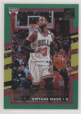 2017-18 Panini Donruss - [Base] - Holo Green and Yellow Laser #25 - Dwyane Wade