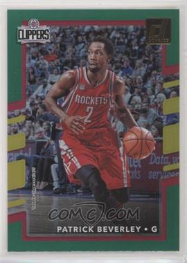 2017-18 Panini Donruss - [Base] - Holo Green and Yellow Laser #61 - Patrick Beverley