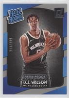 Rated Rookies - D.J. Wilson #/299