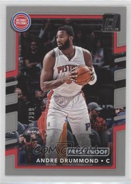 2017-18 Panini Donruss - [Base] - Press Proof Silver #43 - Andre Drummond /299