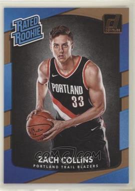2017-18 Panini Donruss - [Base] #191 - Rated Rookies - Zach Collins