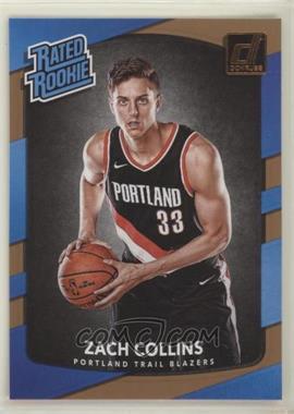 2017-18 Panini Donruss - [Base] #191 - Rated Rookies - Zach Collins