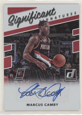 2017-18 Panini Donruss - Significant Signatures #SS-MC - Marcus Camby