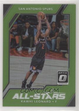 2017-18 Panini Donruss Optic - All-Stars - Lime Green Prizm #4 - Kawhi Leonard /175