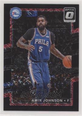 2017-18 Panini Donruss Optic - [Base] - Black Velocity Prizm #115 - Amir Johnson /39