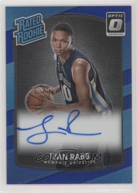 2017-18 Panini Donruss Optic - [Base] - Blue Prizm Signatures #156 - Rated Rookie - Ivan Rabb /49