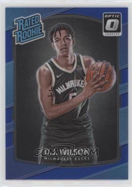 2017-18 Panini Donruss Optic - [Base] - Blue Prizm #184 - Rated Rookie - D.J. Wilson /49