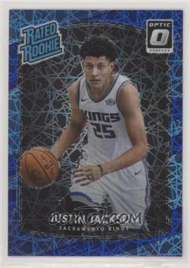 2017-18 Panini Donruss Optic - [Base] - Blue Velocity Prizm #158 - Rated Rookie - Justin Jackson