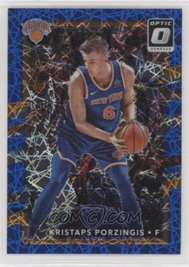 2017-18 Panini Donruss Optic - [Base] - Blue Velocity Prizm #98 - Kristaps Porzingis