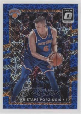 2017-18 Panini Donruss Optic - [Base] - Blue Velocity Prizm #98 - Kristaps Porzingis