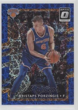 2017-18 Panini Donruss Optic - [Base] - Blue Velocity Prizm #98 - Kristaps Porzingis