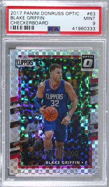 2017-18 Panini Donruss Optic - [Base] - Checkerboard Prizm #63 - Blake Griffin [PSA 9 MINT]