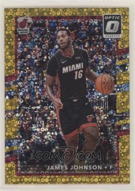 2017-18 Panini Donruss Optic - [Base] - Fast Break Gold Prizm #77 - James Johnson /10