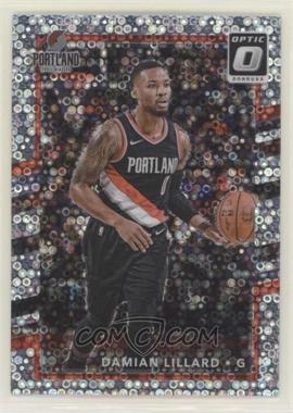 2017-18 Panini Donruss Optic - [Base] - Fast Break Holo Prizm #122 - Damian Lillard