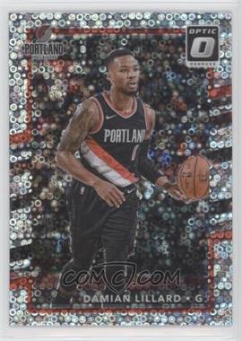 2017-18 Panini Donruss Optic - [Base] - Fast Break Holo Prizm #122 - Damian Lillard