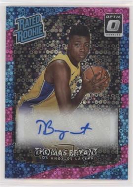 2017-18 Panini Donruss Optic - [Base] - Fast Break Pink Prizm Signatures #160 - Rated Rookie - Thomas Bryant /20