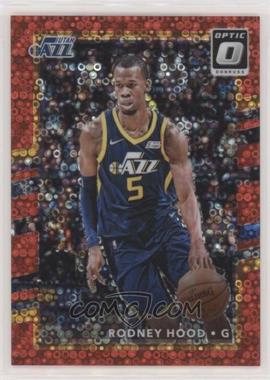 2017-18 Panini Donruss Optic - [Base] - Fast Break Red Prizm #143 - Rodney Hood /85