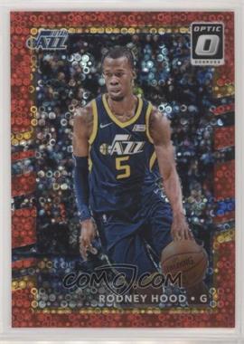 2017-18 Panini Donruss Optic - [Base] - Fast Break Red Prizm #143 - Rodney Hood /85