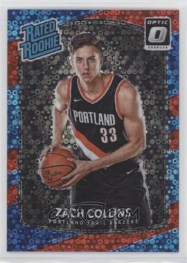 2017-18 Panini Donruss Optic - [Base] - Fast Break Red Prizm #191 - Rated Rookie - Zach Collins /85
