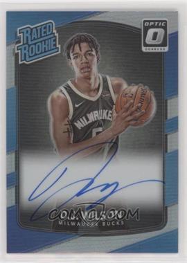 2017-18 Panini Donruss Optic - [Base] - Holo Silver Prizm Signatures #184 - Rated Rookie - D.J. Wilson