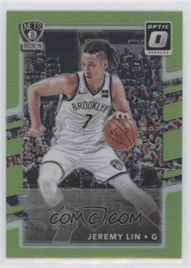 2017-18 Panini Donruss Optic - [Base] - Lime Green Prizm #13 - Jeremy Lin /175