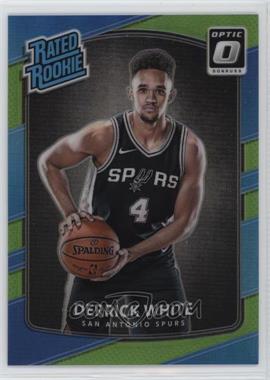 2017-18 Panini Donruss Optic - [Base] - Lime Green Prizm #172 - Rated Rookie - Derrick White /175