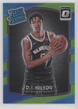 2017-18 Panini Donruss Optic - [Base] - Lime Green Prizm #184 - Rated Rookie - D.J. Wilson /175