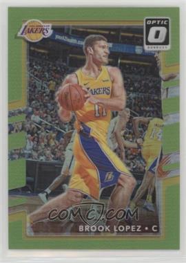 2017-18 Panini Donruss Optic - [Base] - Lime Green Prizm #68 - Brook Lopez /175