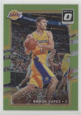 2017-18 Panini Donruss Optic - [Base] - Lime Green Prizm #68 - Brook Lopez /175