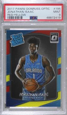 2017-18 Panini Donruss Optic - [Base] - Mega Box Red/Yellow #195 - Rated Rookie - Jonathan Isaac [PSA 9 MINT]