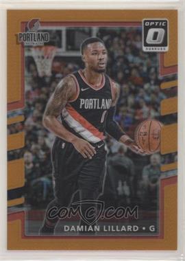 2017-18 Panini Donruss Optic - [Base] - Orange Prizm #122 - Damian Lillard /199