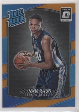 2017-18 Panini Donruss Optic - [Base] - Orange Prizm #156 - Rated Rookie - Ivan Rabb /199