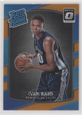 2017-18 Panini Donruss Optic - [Base] - Orange Prizm #156 - Rated Rookie - Ivan Rabb /199