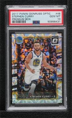 2017-18 Panini Donruss Optic - [Base] - Premium Prizm #46 - Stephen Curry /249 [PSA 10 GEM MT]