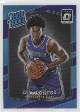 2017-18 Panini Donruss Optic - [Base] - Purple Prizm #196 - Rated Rookie - De'Aaron Fox