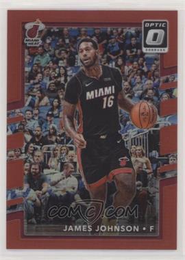 2017-18 Panini Donruss Optic - [Base] - Red Prizm #77 - James Johnson /99