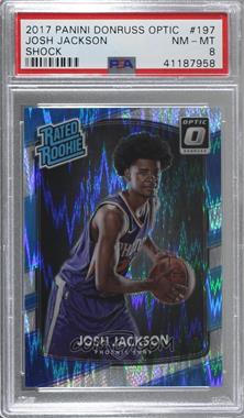 2017-18 Panini Donruss Optic - [Base] - Shock #197 - Rated Rookie - Josh Jackson [PSA 8 NM‑MT]