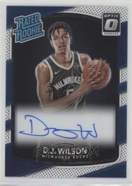 2017-18 Panini Donruss Optic - [Base] - Signatures #184 - Rated Rookie - D.J. Wilson