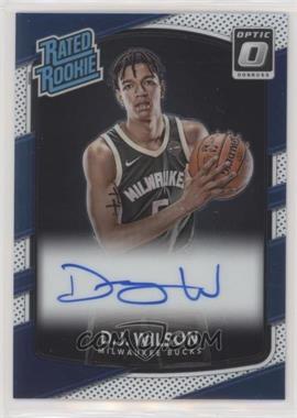 2017-18 Panini Donruss Optic - [Base] - Signatures #184 - Rated Rookie - D.J. Wilson