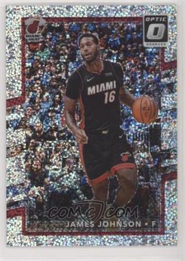 2017-18 Panini Donruss Optic - [Base] - White Sparkle Prizm #77 - James Johnson